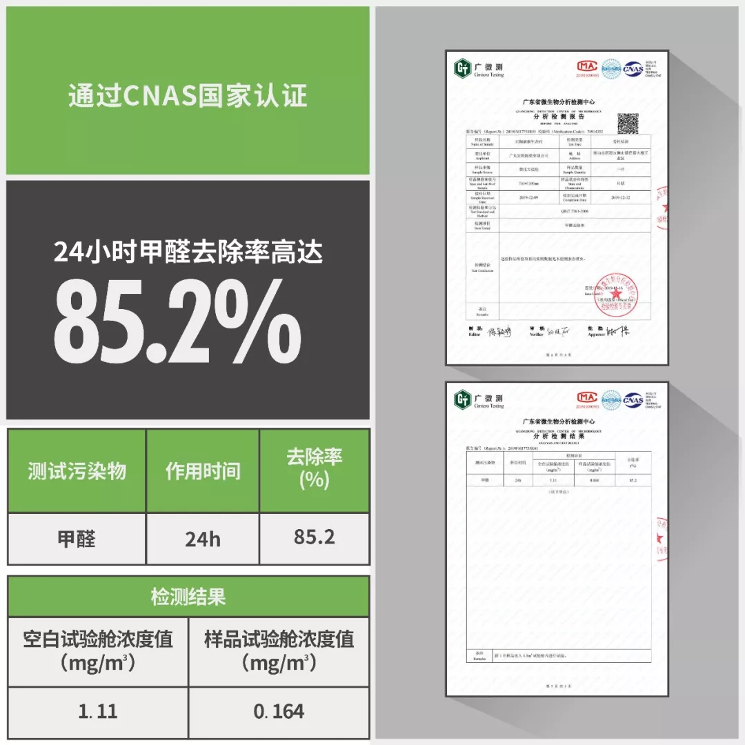 ag亚娱集团除醛手艺认证图