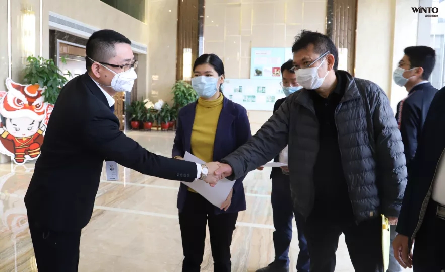 ag亚娱集团销售副总司理曹俊陪同实地考察