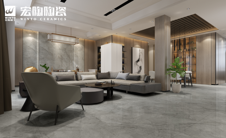  ag亚娱集团抛釉砖沃斯特灰装修效果图