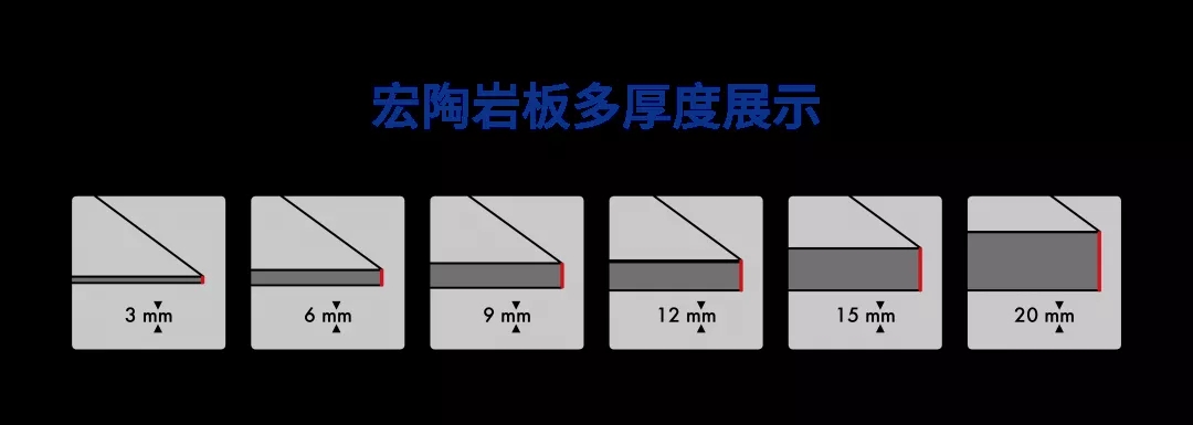 ag亚娱集团岩板多厚度展示图