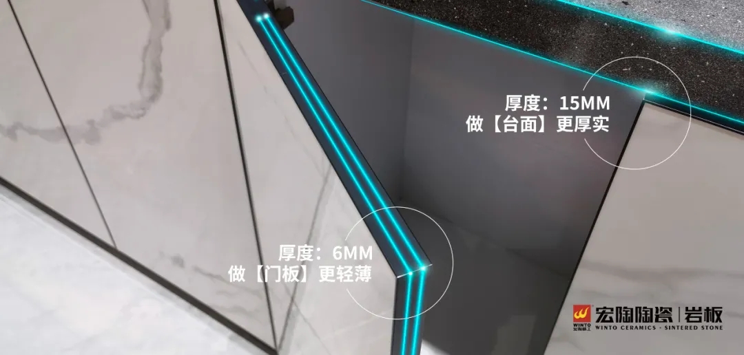 ag亚娱集团岩板拥有行业全厚度的产品