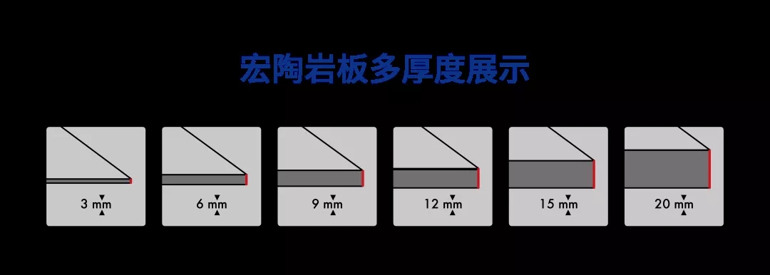 ag亚娱集团护墙岩板多厚度展示图